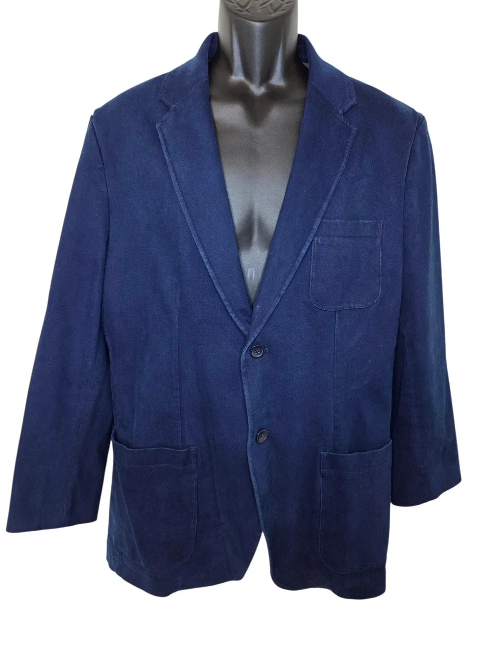Old Navy Men's Navy Blue Two-Button Patch Pocket‎ Blazer